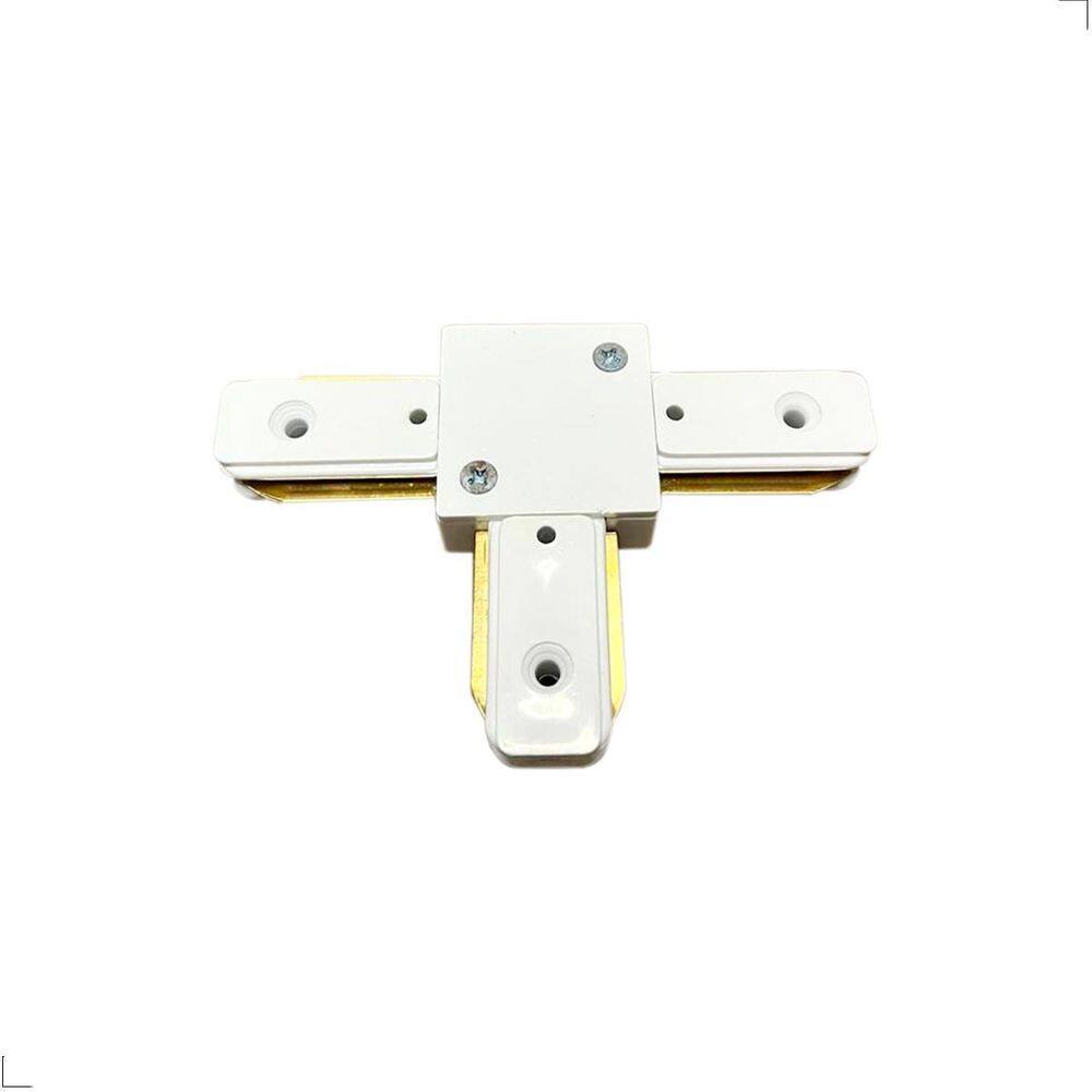 Conector Emenda T Trilho 2 Fios Eletrificado De Sobrepor