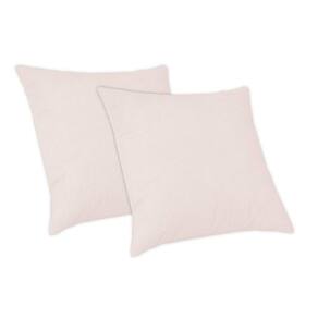Kit 2 Capas Almofada Decorativa 50X50 Suede Glamour Rose