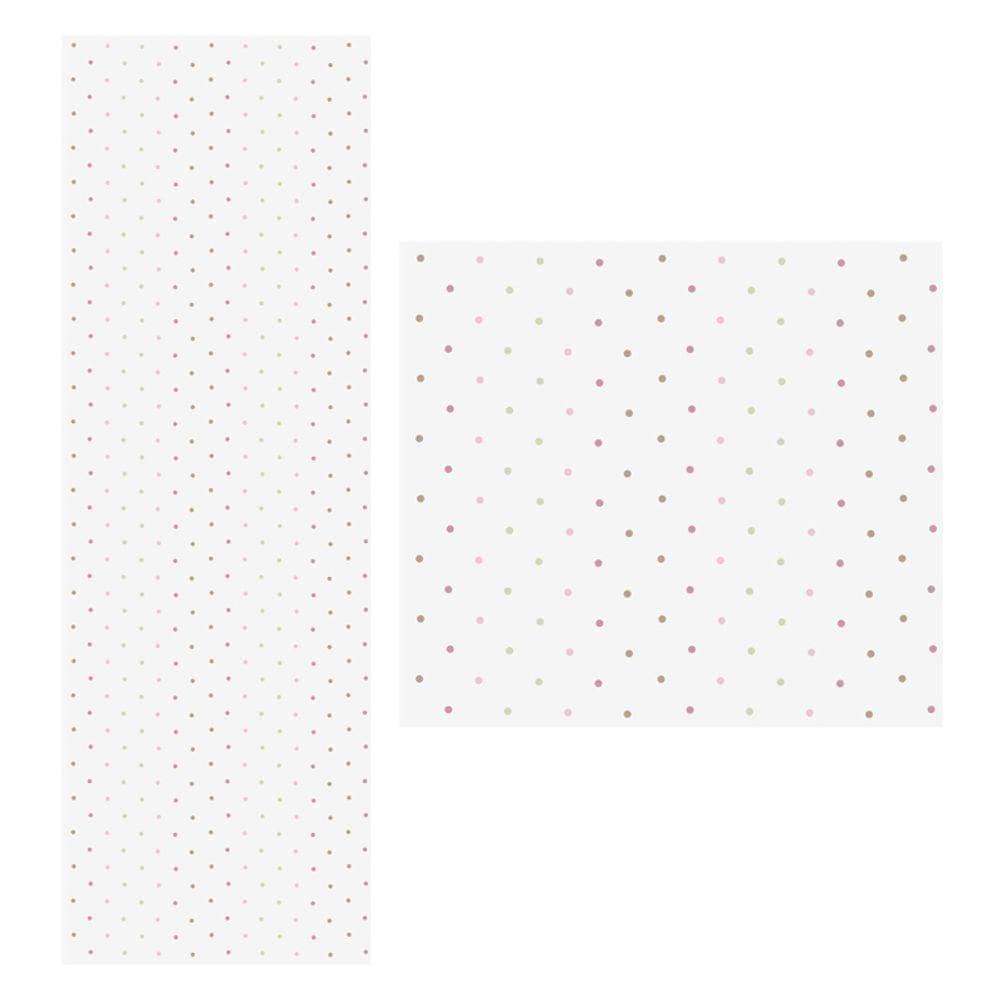 Papel De Parede Adesivo Bolinha 1,5 Metros O Rolo Np360