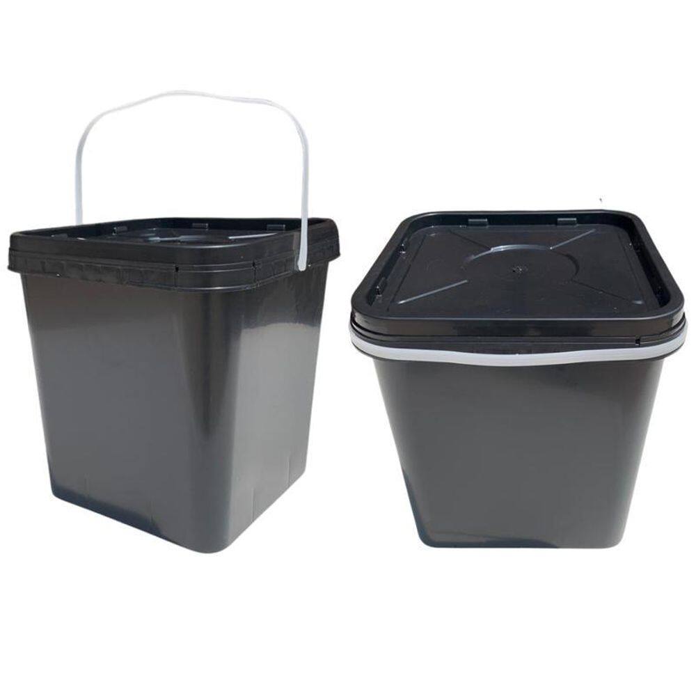 Balde Quadrado 16L Para Armazenar Oleo