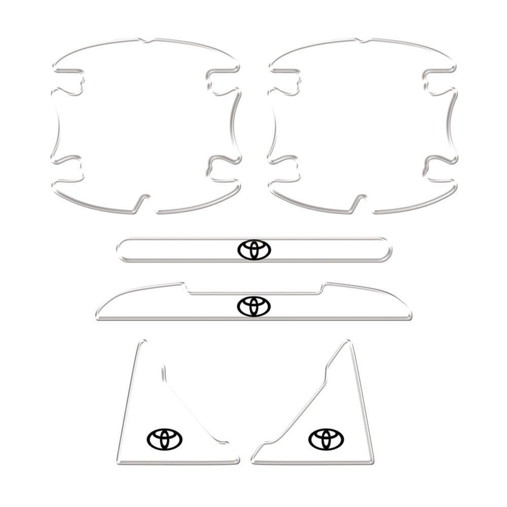 Adesivo Protetor De Maçaneta Porta Carro Toyota Hilux Yaris Transparente