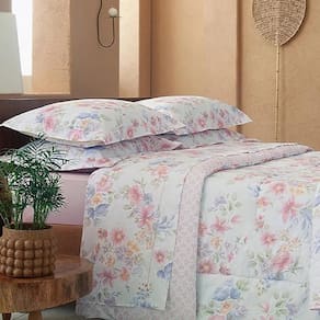 Jogo De Cama Solteiro 200 Fios Estampado - Andreza Belle