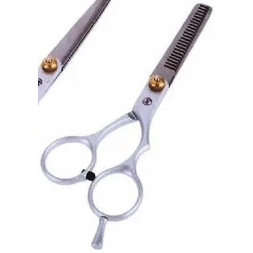 Tesoura Semi Profissional Fio Navalha 6.0 E Desfiadeira 6.0