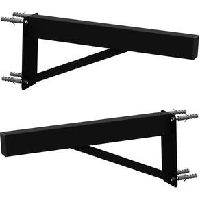 Suportes Pia Parafusar Bancada Aparador 30 Cm Preto 2 Und