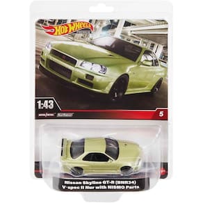 Hot Wheels Premium 1:43 Nissan Skyline Gt-R V-Spec Ii Nismo