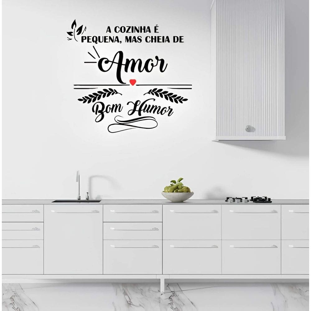 Adesivo De Parede Cozinhar Com Bom Humor