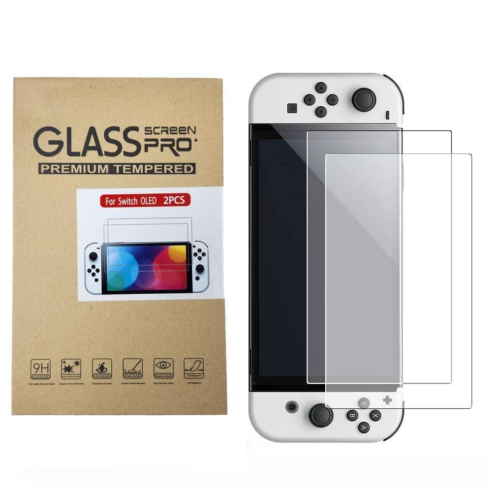Kit 2 Películas De Vidro Premium Nintendo Switch Padrão Oled