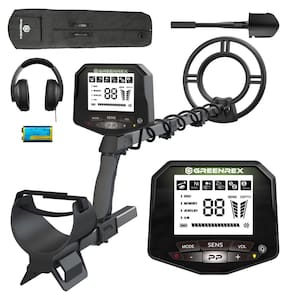 Detector de metais GreenRex Professional à prova d`água para adultos
