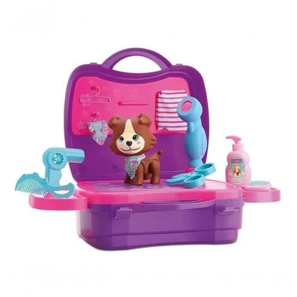 Playset Minha Maletinha Pet Shop Cachorrinho - Dioys