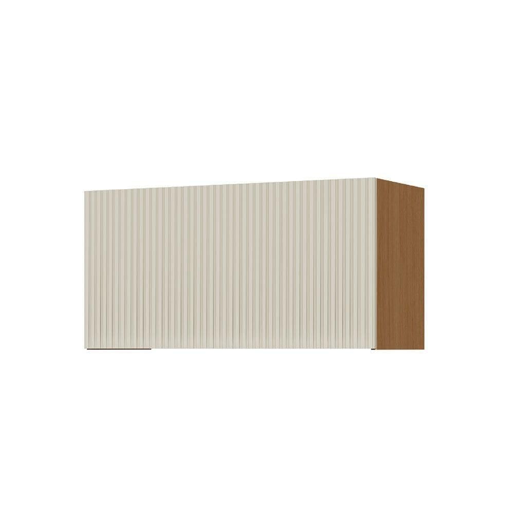 Armário Geladeira Simone Mendes 80cm 1 Porta Nesher Carvalho/Greige