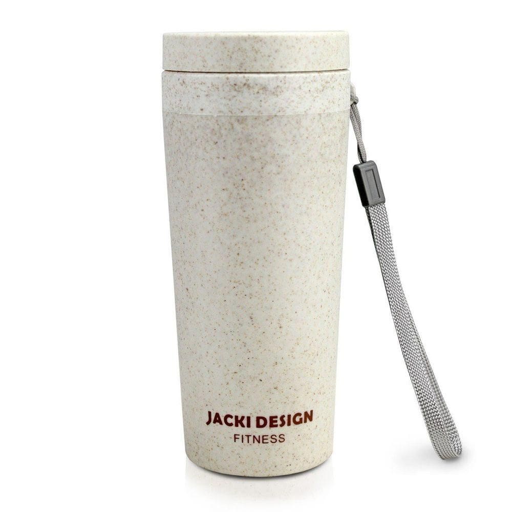 Copo Com Tampa 300ml Lifestyle Jacki Design Creme