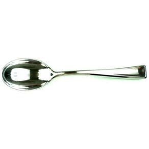 Mini Colher 60Un Silver Plastic Linha Luxo Descartavel Prata