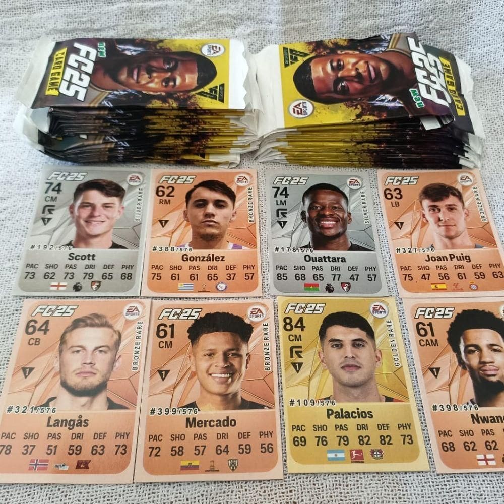 Kit Cards 2.5 Fifa 2025 Fc 2025 Cards Figurinhas Brincadeira