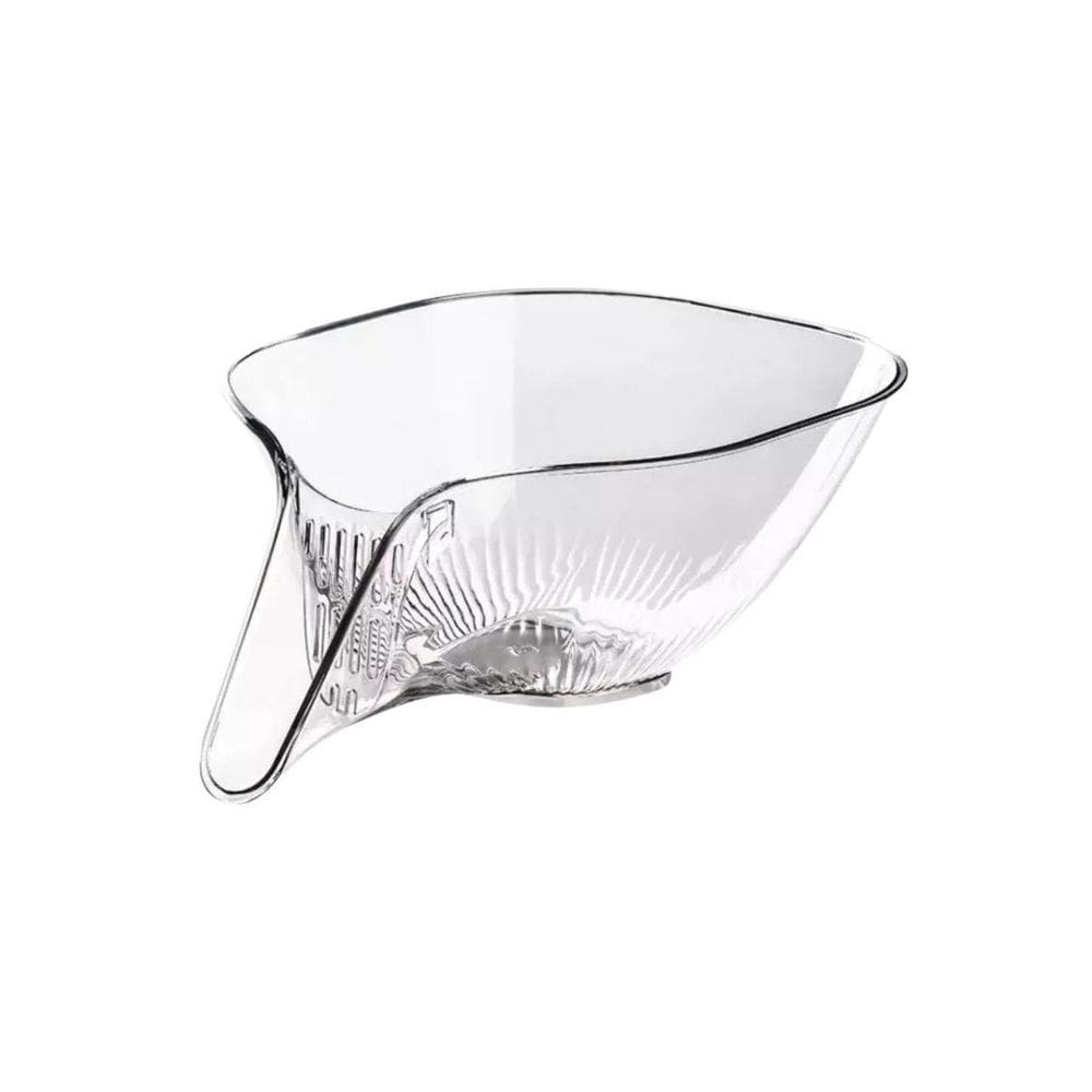 Escorredor Funil Lava Verduras Alimentos Acrílico Multiuso