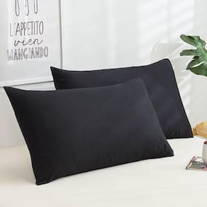 Kit 02 Fronha Lisa Envelope Malha Travesseiro 70X50