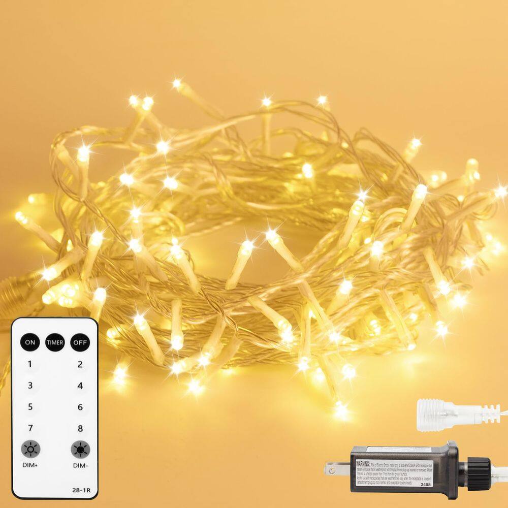 Luzes de corda LED ATBAOXO 10m 100% de alto brilho com controle remoto