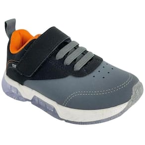 Tênis Infantil Klin Light Menino - Preto e Cinza