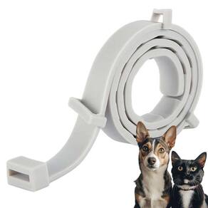 Coleira Anti Pulga Cao Cachorro Kit 4Uni Gato Pet Canino Felino Leishmaniose Ajustavel Proteçao Resistente Carrapato Eficaz