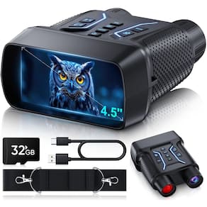 Óculos de visão noturna MoonFox 4K Binóculos 8X Zoom 32GB