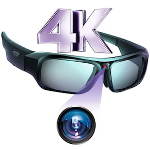 Óculos de câmera YYCAMUS 4K Upgrade Smart Sunglasses