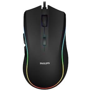 Mouse Gamer Philips G403 Momentum Usb - Rgb - Preto - 6400 Dpi - 7 Botões