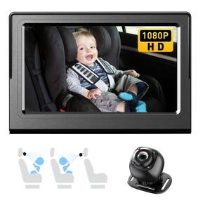 Câmera de carro de bebê BTLMEMO BM200 4,3" HD Night Vision preta