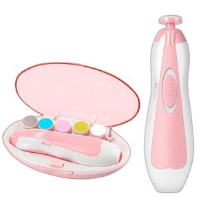 Estojo Completo De Lixadeiras Unhas Bebês 6 Refis Inclusos