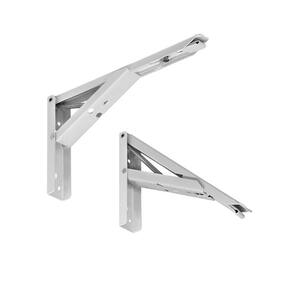 Suporte Mão Francesa Retrátil Reforçada 35cm Mesa Dobrável