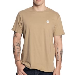 Camiseta Element Basic Crew Color SM25 Masculina Caqui