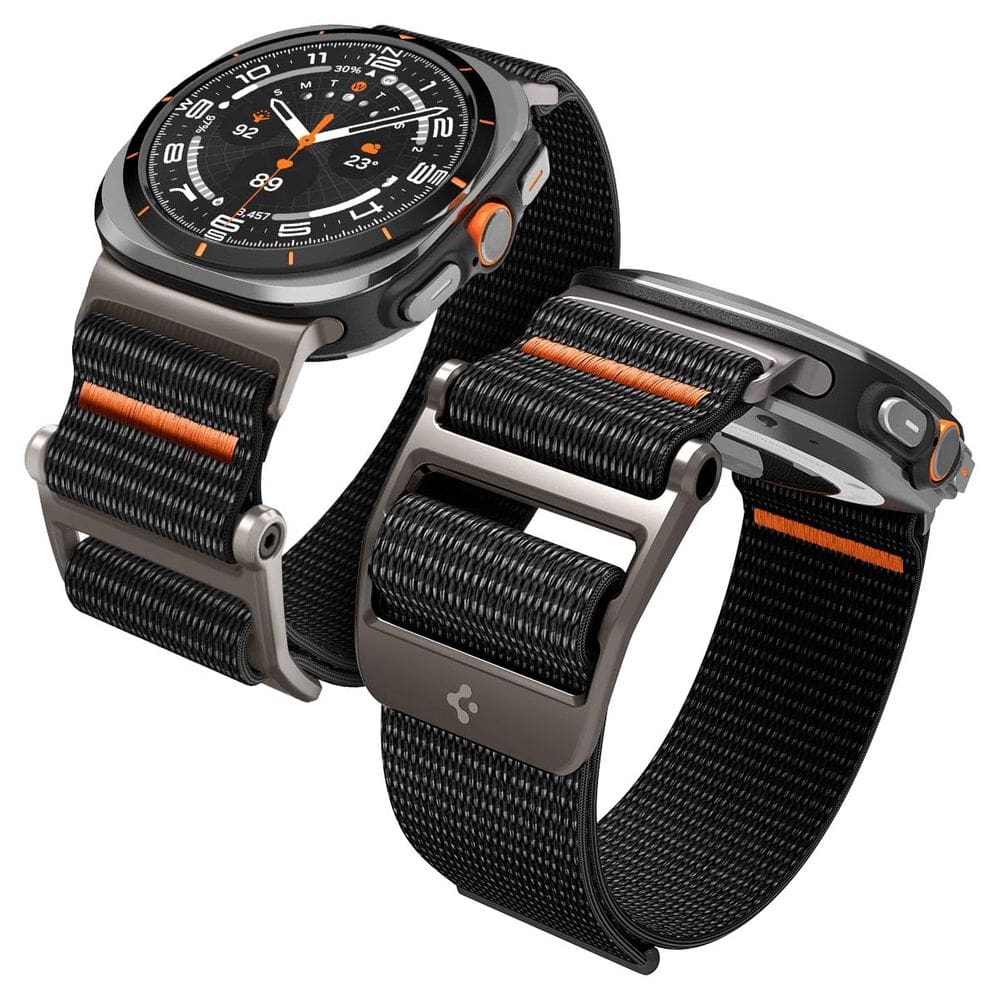 Pulseira de relógio Spigen DuraPro Flex para Samsung Galaxy 47mm preta