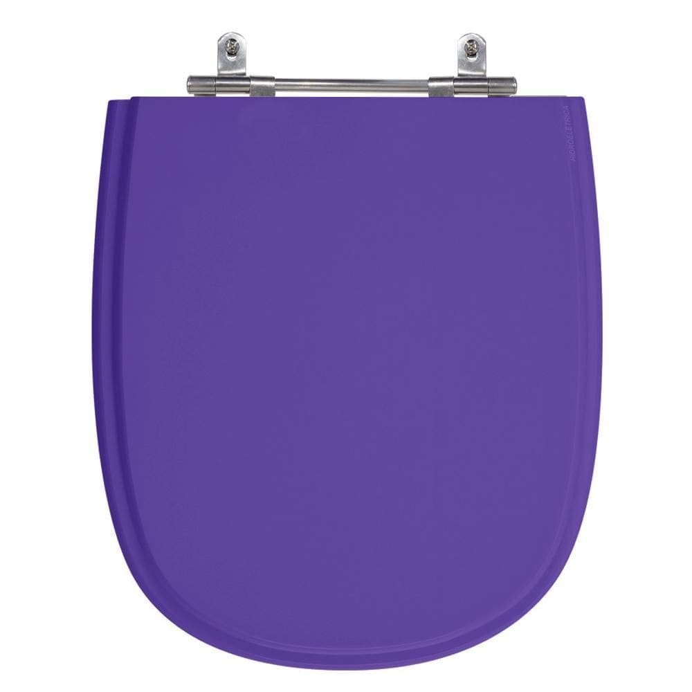 Assento Laqueado Sabatini Azul Valência Vaso Icasa Em Mdf