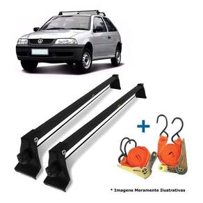 Rack De Teto Bagageiro + 2 Cintas Gol 2 Portas Bola G2 G3 G4
