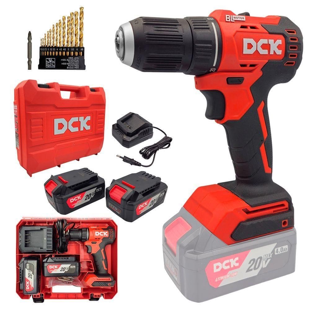 Furadeira E Parafusadeira A Bateria Dck 350w
