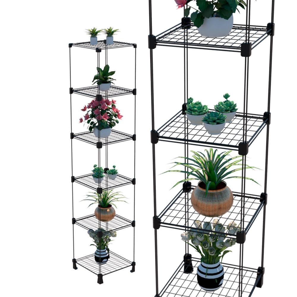 Prateleira Estante para Vasos Jardim Vertical 150cm Altura para Horta Temperos Casa