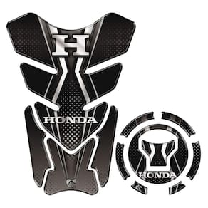 Kit Protetor Tanque Adesivo Moto Honda Acima 2018 Preto