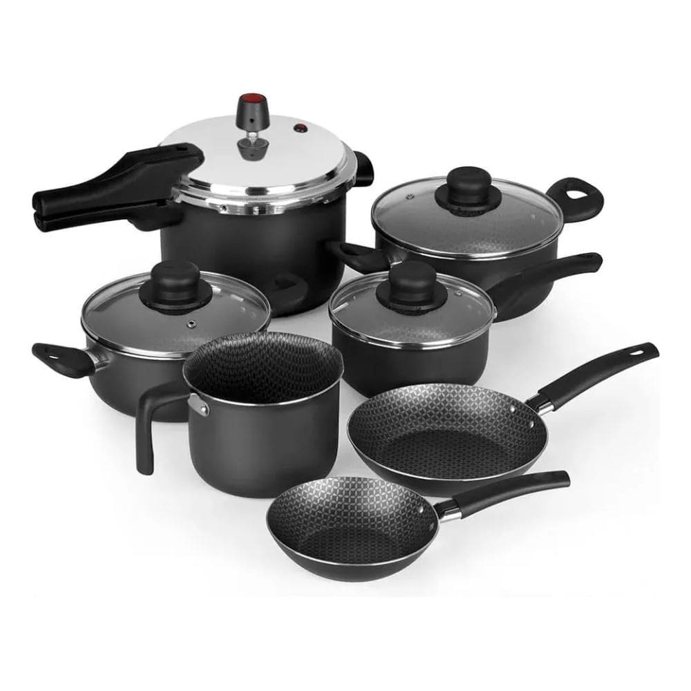 Conjunto De Panelas Antiaderente 7 Peças Gourmet Multiflon