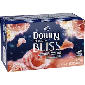 Downy Infusions Bliss Lenço Amaciante Secadora 160 Folhas