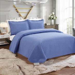 Kit Colcha / Cobre Leito Queen Ultrasonic - Sultan Jeans