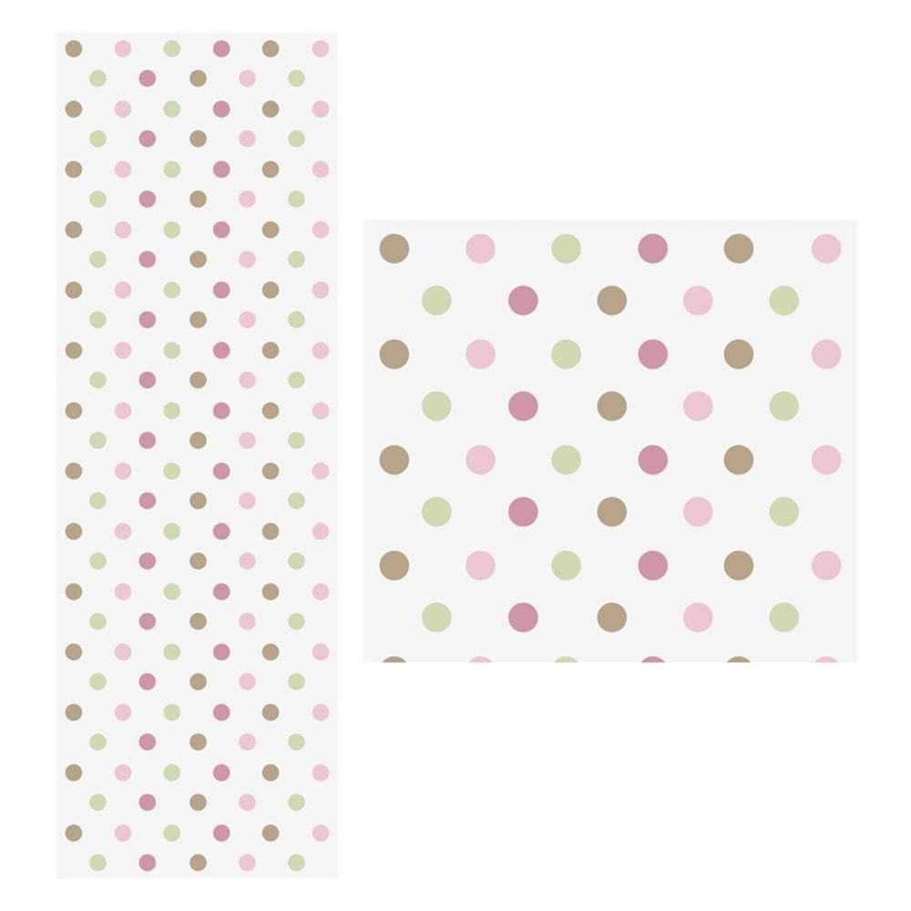 Papel De Parede Adesivo Bolinha Colorida 1,5 Metros O Rolo Np365
