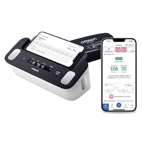 Monitor de Pressão Arterial de Braço com ECG e Bluetooth HEM-7530T13 - Omron
