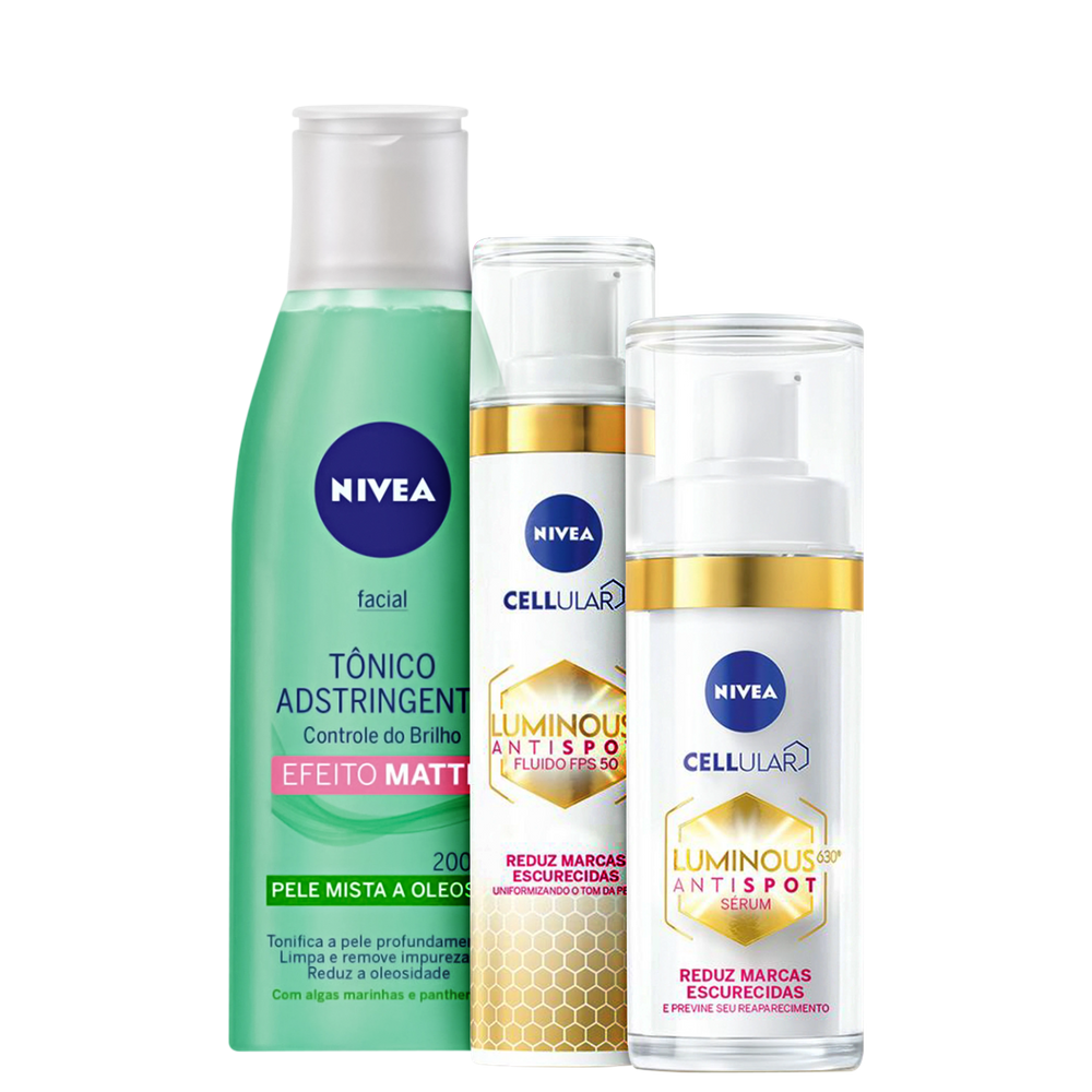 Kit NIVEA Controle do Brilho & Cellular Luminous Antispot