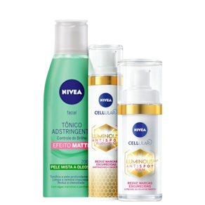 Kit NIVEA Controle do Brilho & Cellular Luminous Antispot