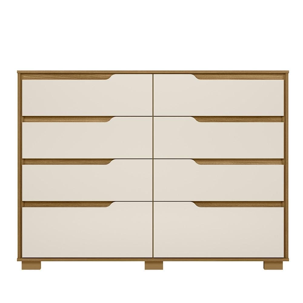 Comoda Georgia Quarto com 8 Gavetas