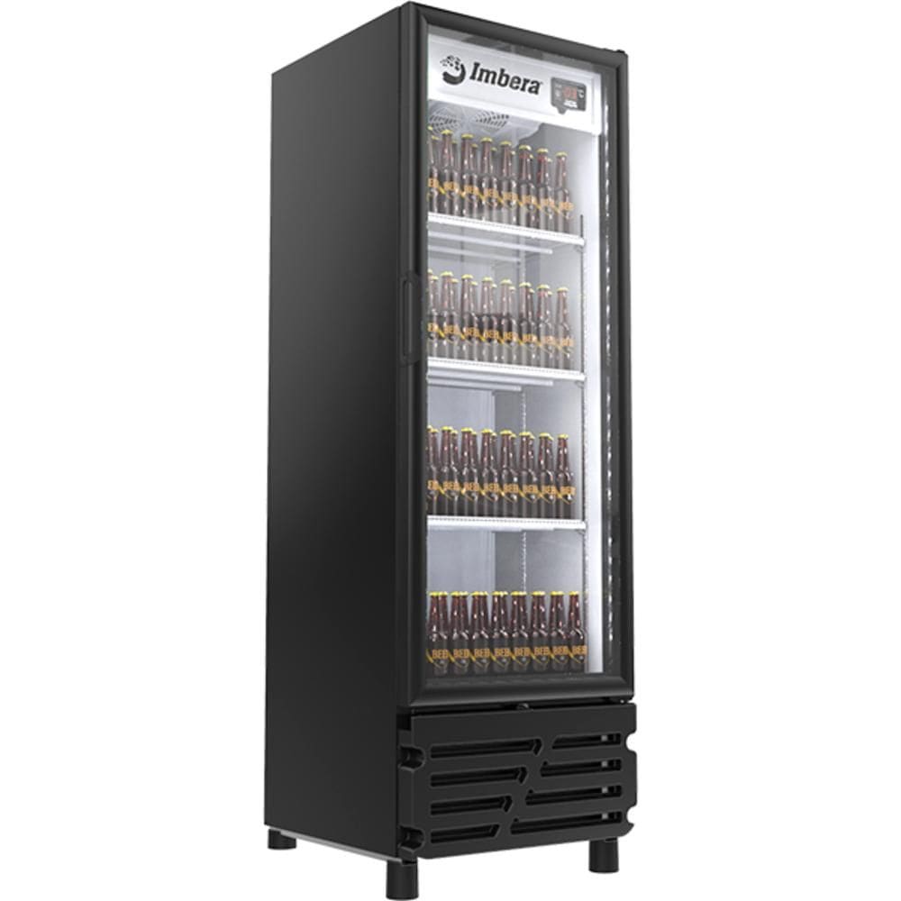 Cervejeira Imbera 569 Litros Porta de Vidro Preto CCV355-127V