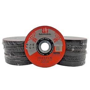 Kit 100 Discos De Corte Inox Fino 1mm Samurai 115x22mm 4 1/2