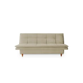 Sofá-Cama 3 Lugares Mirage Bege