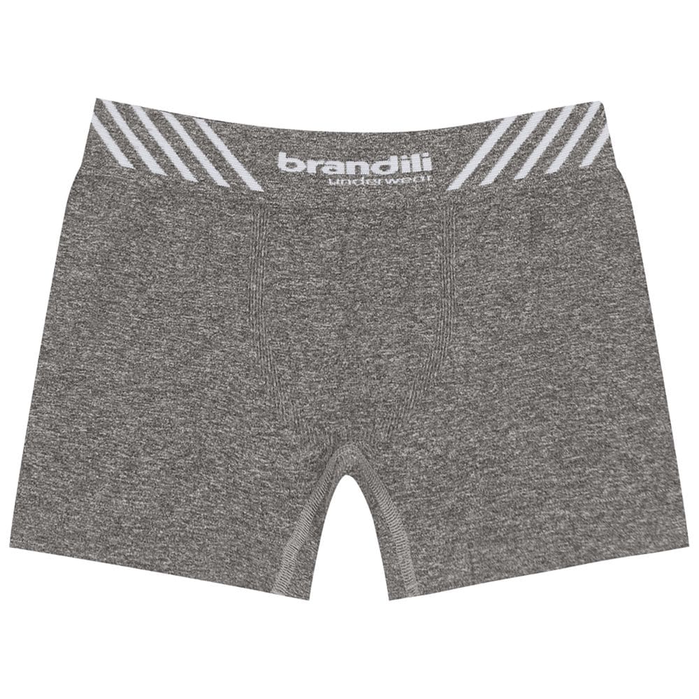 Cueca Boxer Infantil Menino Brandili Cinza