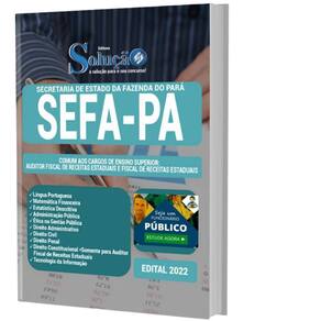 Apostila Sefa Pa - Auditor Fiscal De Receitas Estaduais