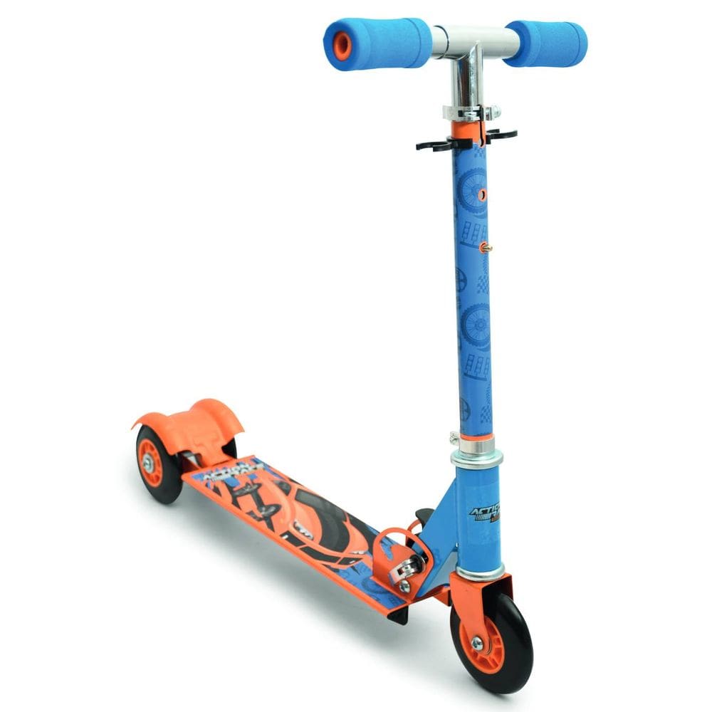 Patinete 3 Rodas Dobrável Action Race Play&Fun