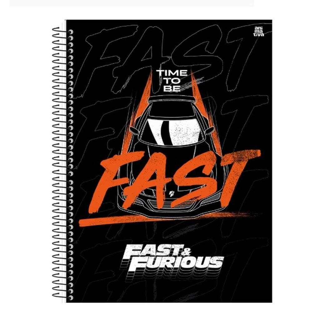 Caderno Univ.10Mat.160Fls Velozes e Furiosos Capa2-Animativa